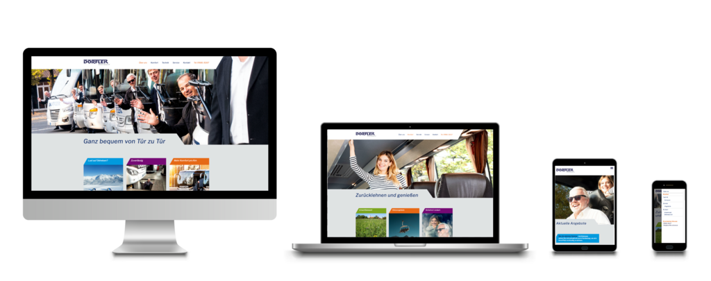 Website Busreisen Dörfler  - Webdesign mit Contao aus Darmstadt - Michael Sonnek