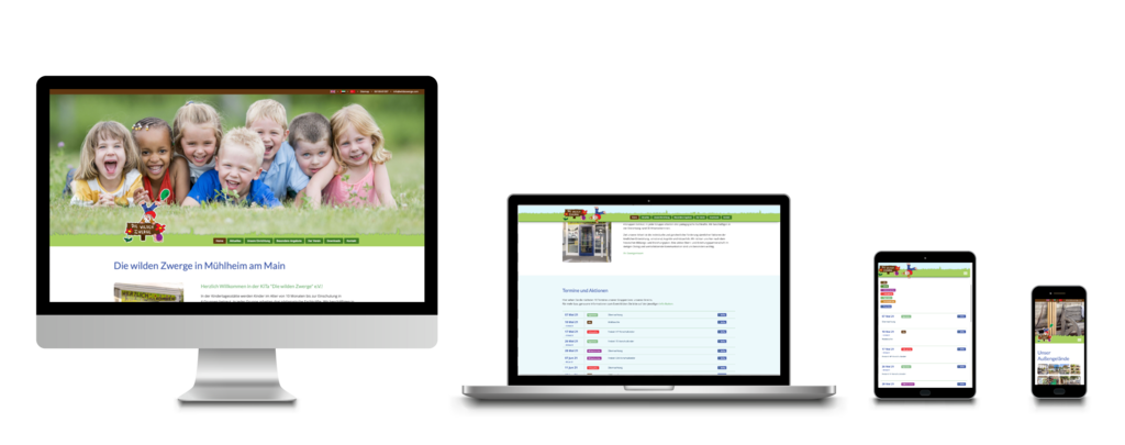 Website Wilde Zwerge - Webdesign mit Contao aus Darmstadt - Michael Sonnek